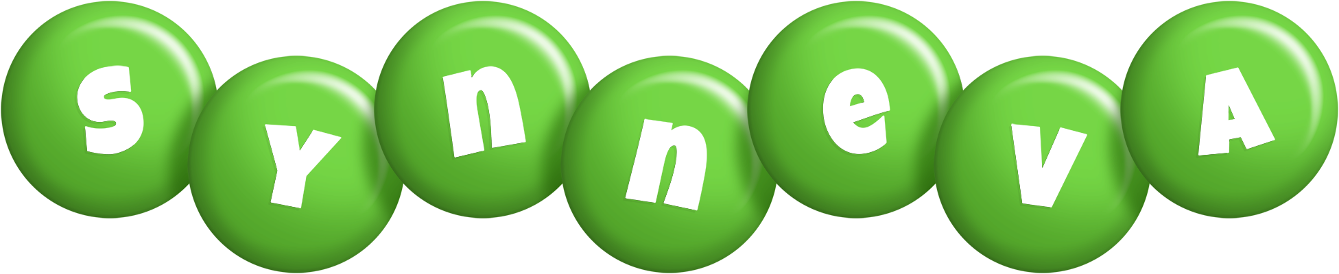 Synneva candy-green logo