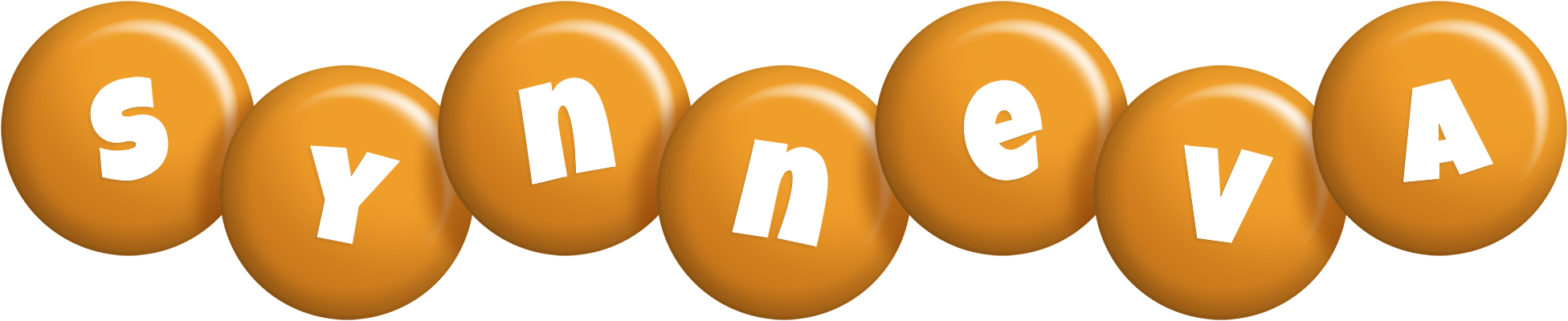 Synneva candy-orange logo