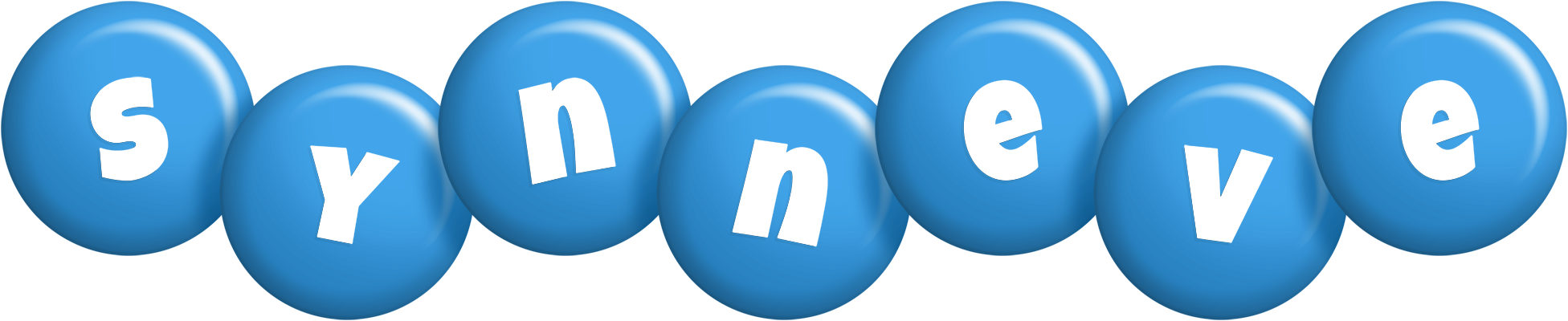 Synneve candy-blue logo