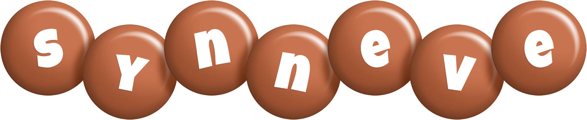 Synneve candy-brown logo