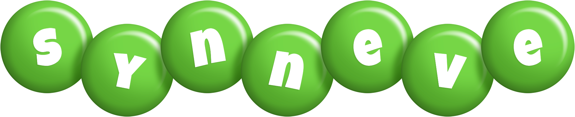 Synneve candy-green logo