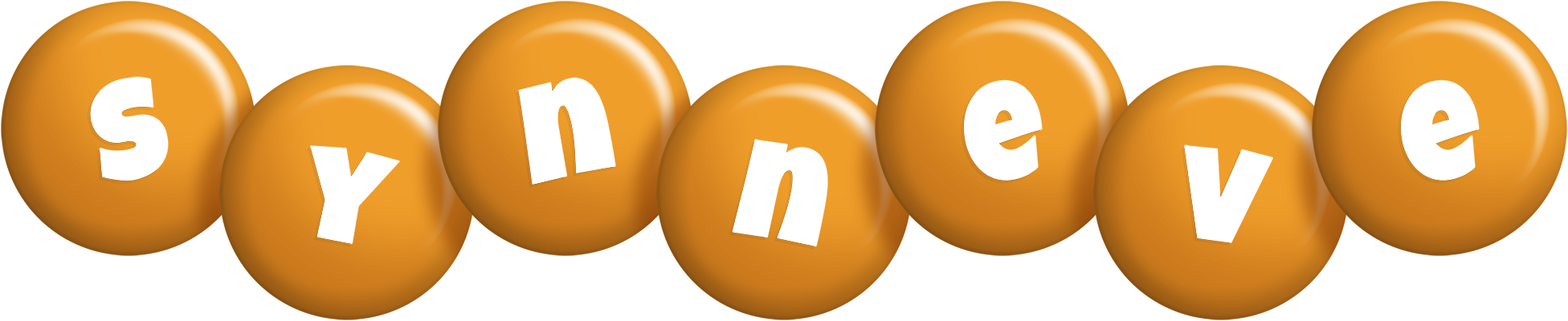 Synneve candy-orange logo