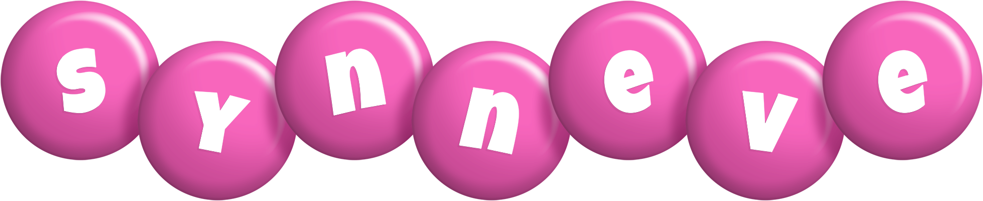 Synneve candy-pink logo