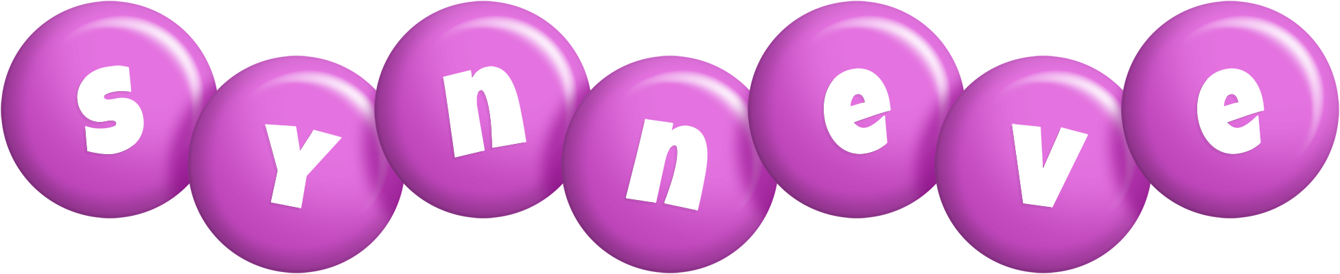 Synneve candy-purple logo