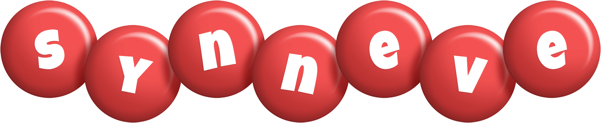 Synneve candy-red logo