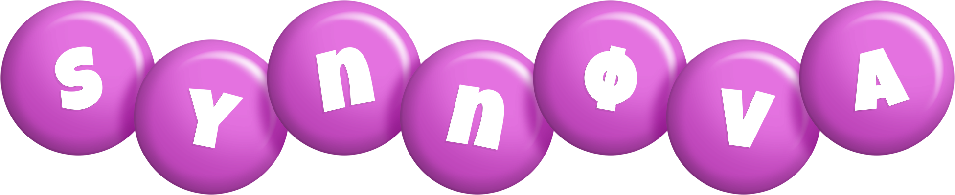Synnøva candy-purple logo