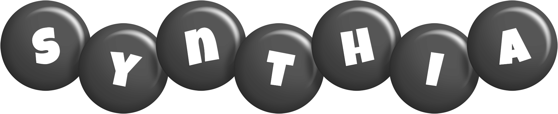 Synthia candy-black logo