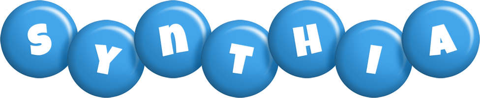 Synthia candy-blue logo