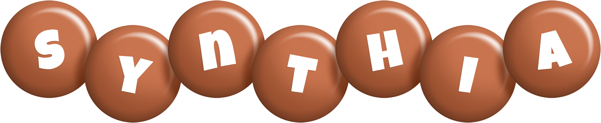 Synthia candy-brown logo