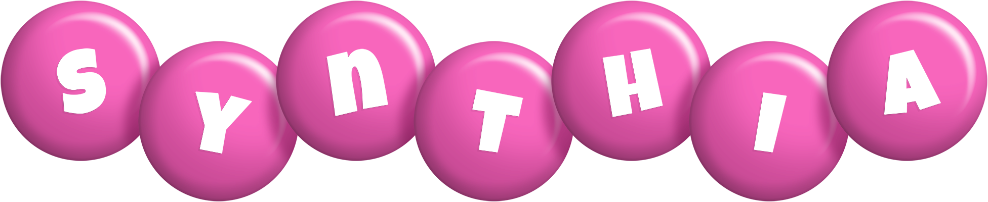 Synthia candy-pink logo