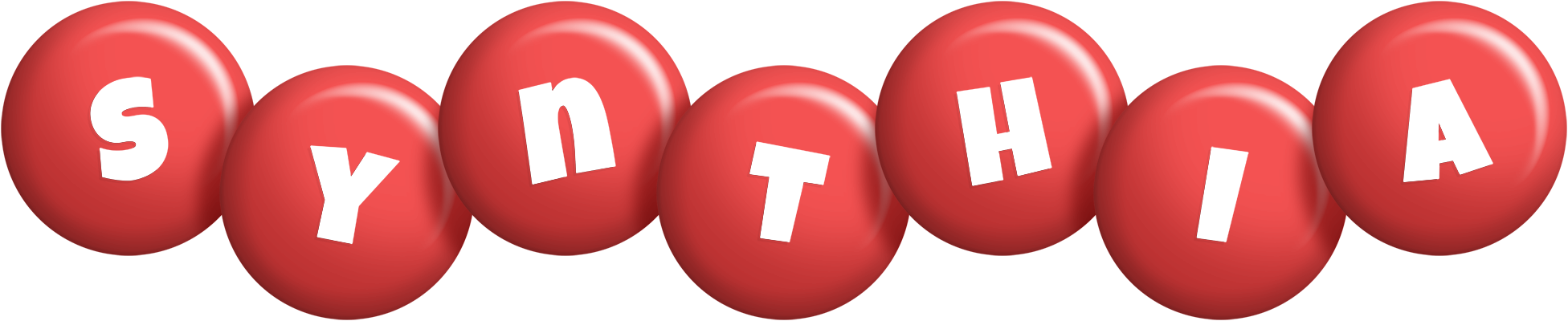 Synthia candy-red logo