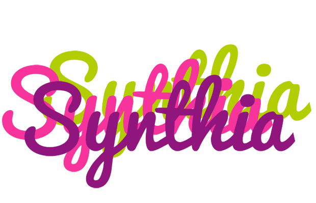 Synthia flowers logo