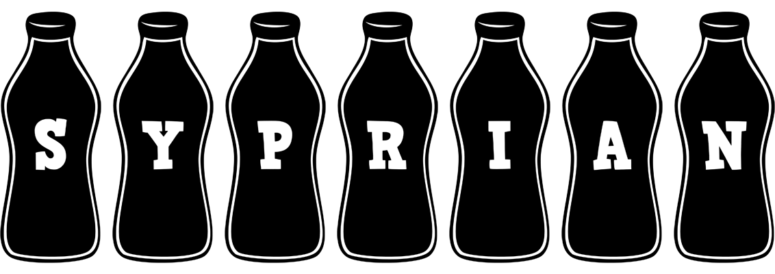 Syprian bottle logo
