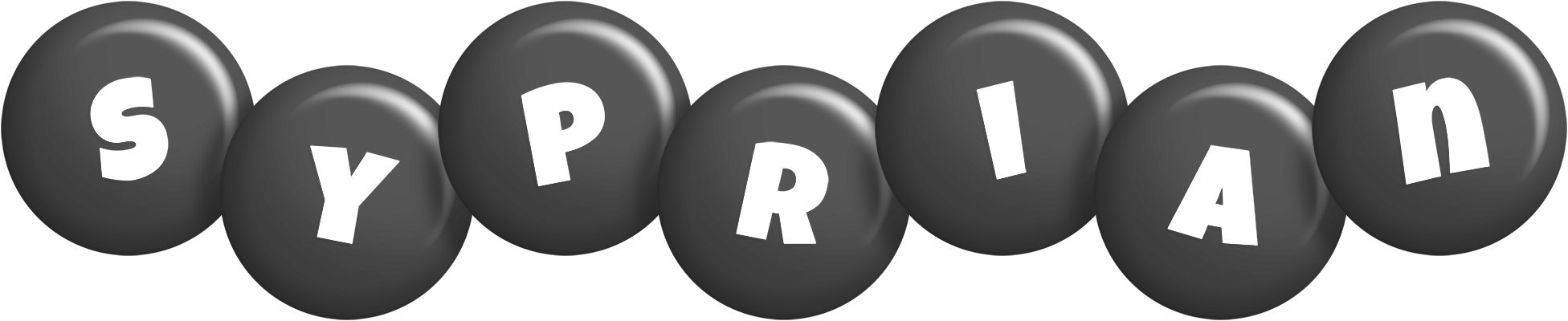 Syprian candy-black logo