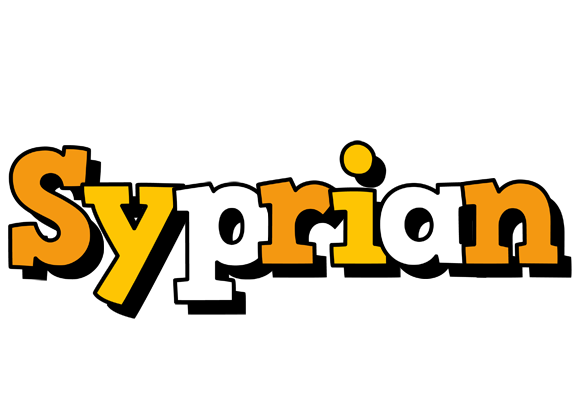 Syprian cartoon logo