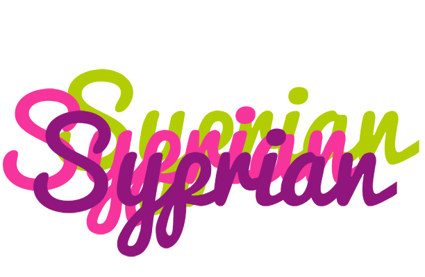 Syprian flowers logo