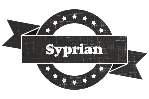 Syprian grunge logo