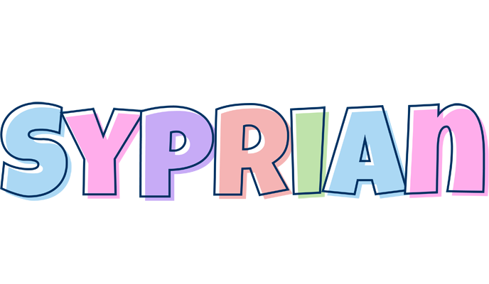 Syprian pastel logo
