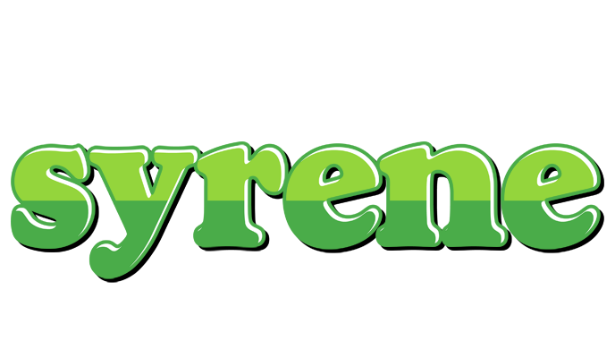 Syrene apple logo