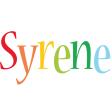 Syrene birthday logo