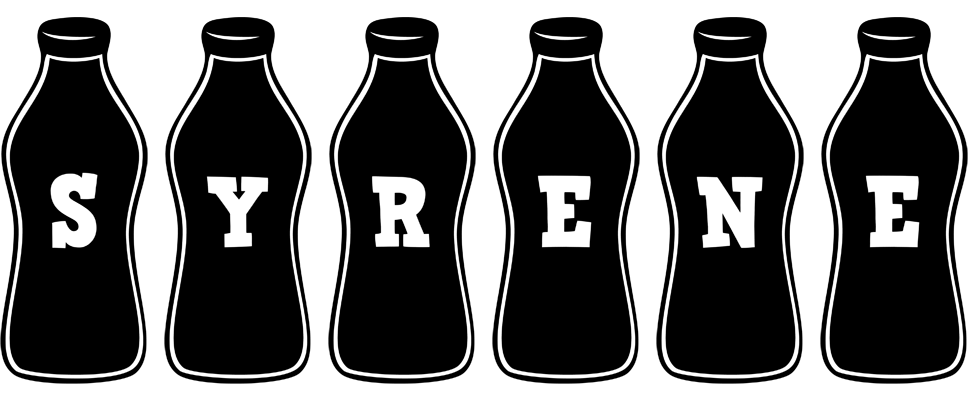 Syrene bottle logo
