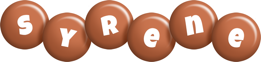 Syrene candy-brown logo