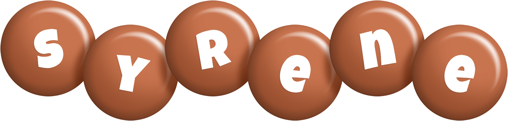 Syrene candy-brown logo