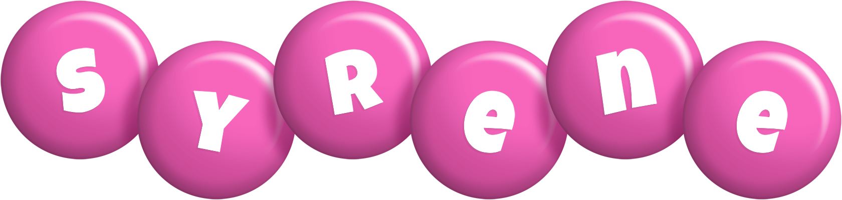 Syrene candy-pink logo