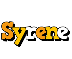 Syrene cartoon logo