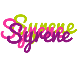 Syrene flowers logo