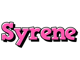 Syrene girlish logo