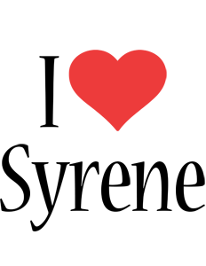 Syrene i-love logo