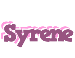 Syrene relaxing logo