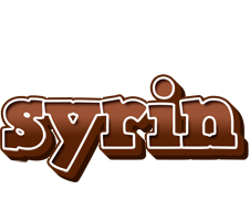 Syrin brownie logo