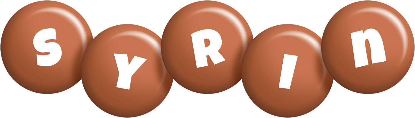 Syrin candy-brown logo