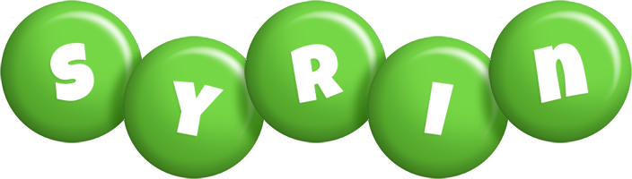Syrin candy-green logo