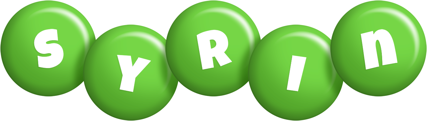 Syrin candy-green logo