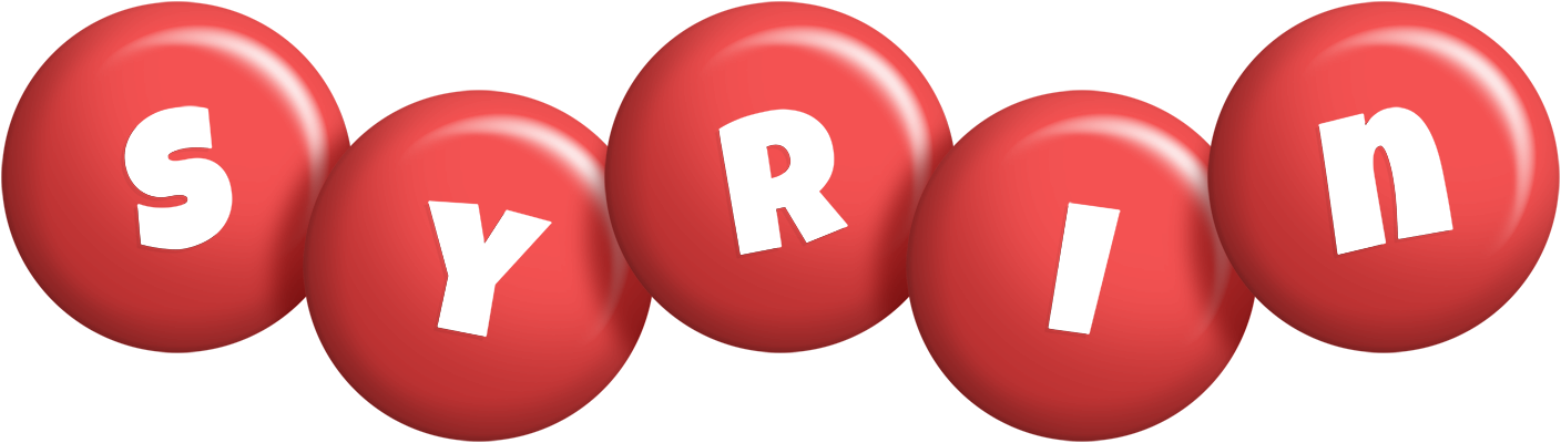 Syrin candy-red logo
