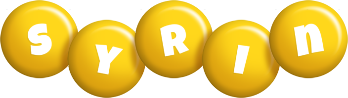 Syrin candy-yellow logo