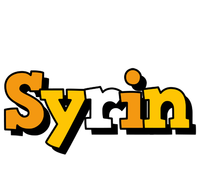 Syrin cartoon logo