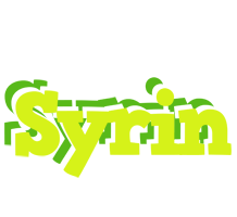 Syrin citrus logo