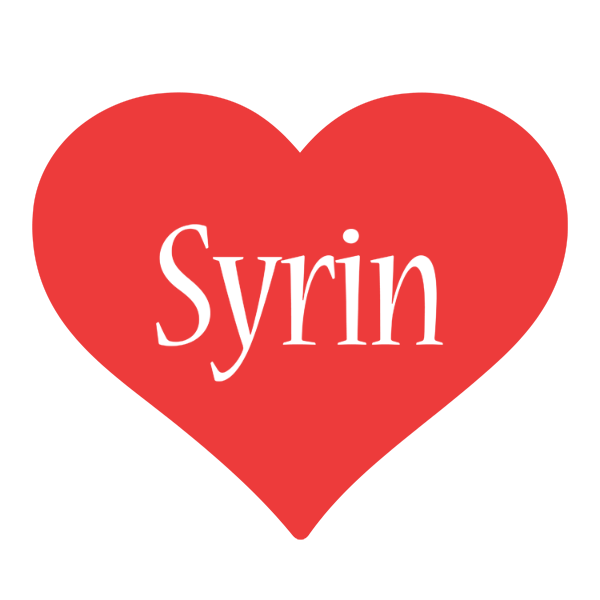 Syrin love logo