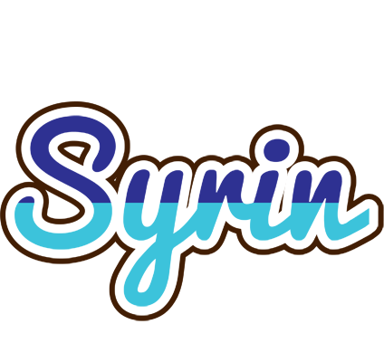 Syrin raining logo