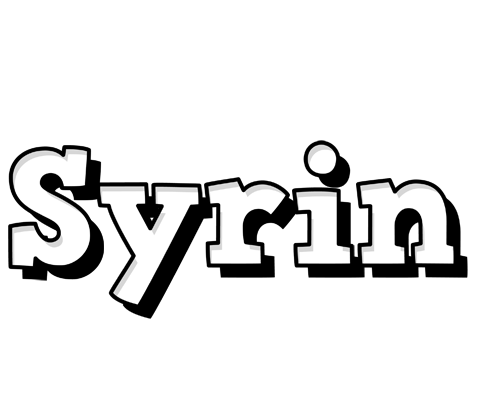 Syrin snowing logo