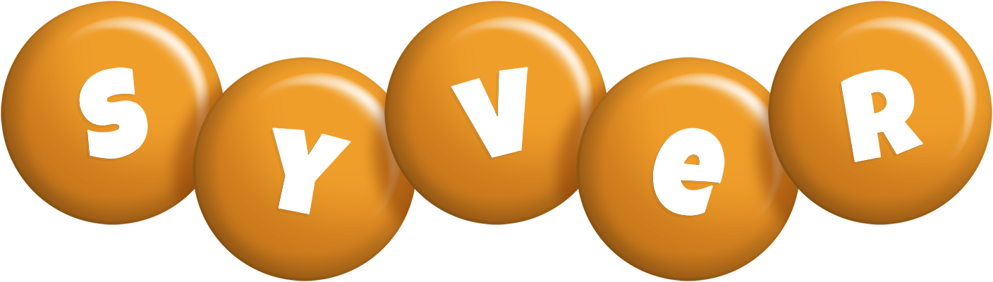 Syver candy-orange logo