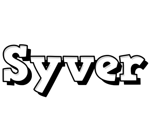 Syver snowing logo