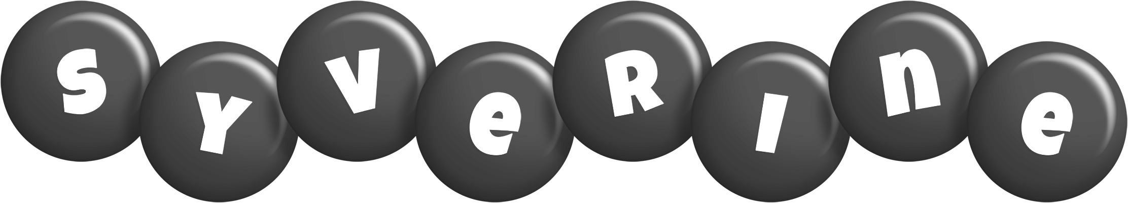 Syverine candy-black logo