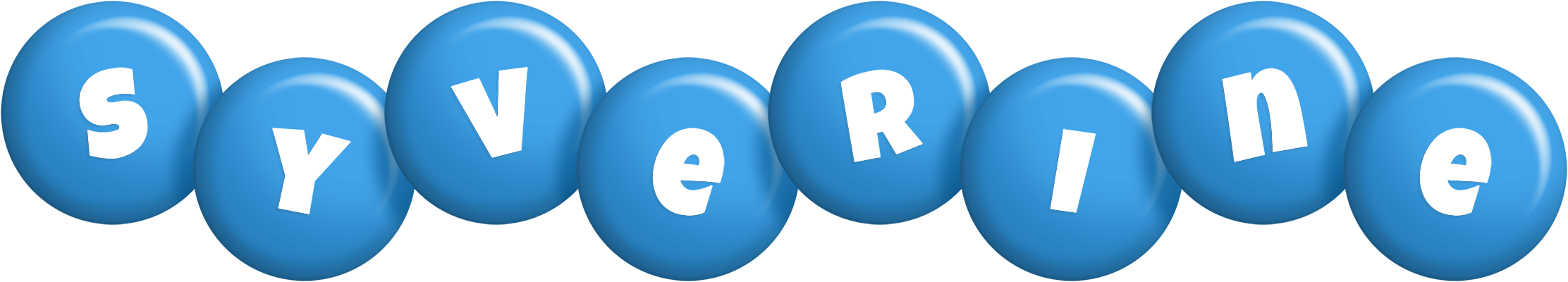 Syverine candy-blue logo