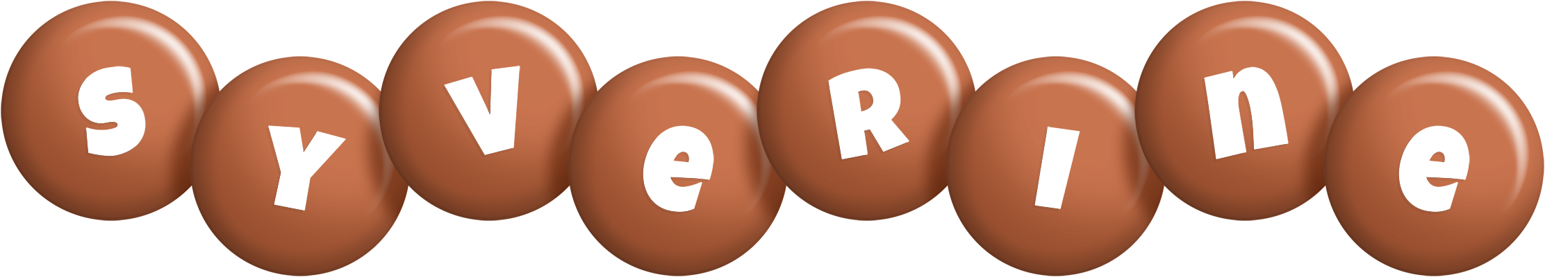 Syverine candy-brown logo