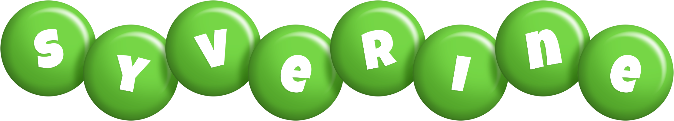 Syverine candy-green logo